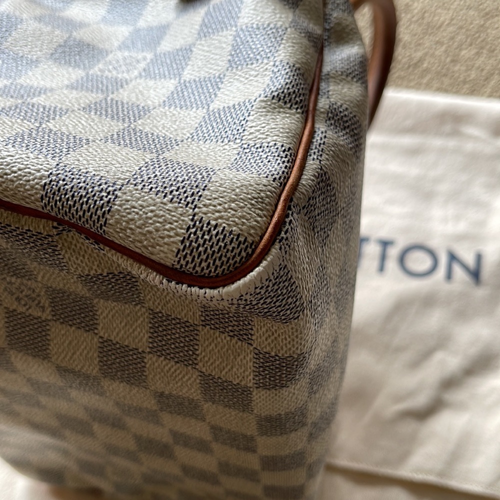 Louis Vuitton Authentic Damier Azur Speedy 25 - Picture 9 of 16